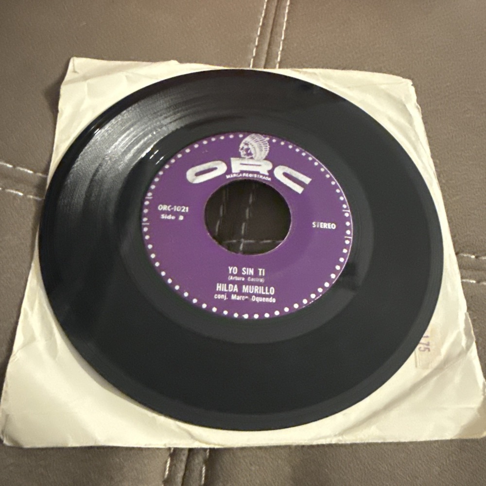 Hilda Murillo No Me Dejes Asi Yo Sin Ti ORC-1021 Latin 45 VG+ Rare